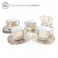 Alibambah Cangkir Keramik Set / Cup & Saucer Set - ALB-Q2212